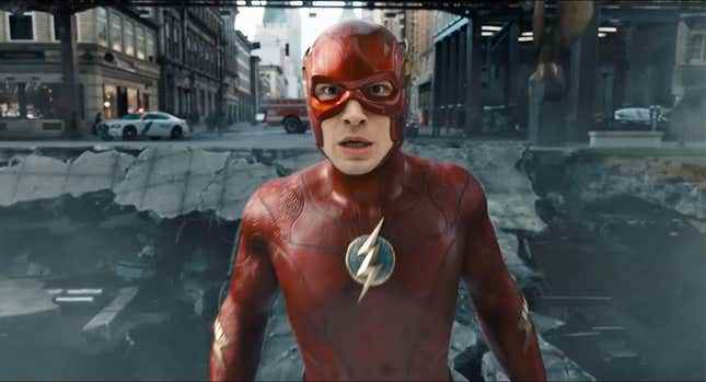 Ezra Miller, 2023 filminde The Flash rolünde. 