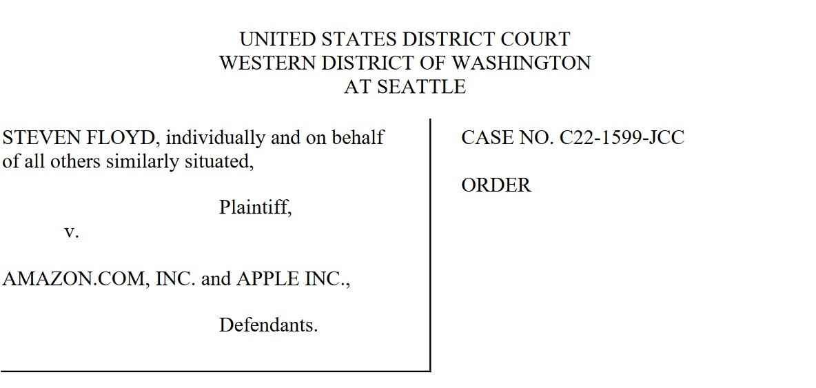   Bir ABD Bölge Yargıcı, Amazon ve Apple'a karşı bir toplu davanın devam edebileceğini söyledi - Yargıç, Apple ve Amazon'u iPhone ve iPad fiyatlarını yüksek tutmak için komplo kurmakla suçlayan davayı reddetmedi