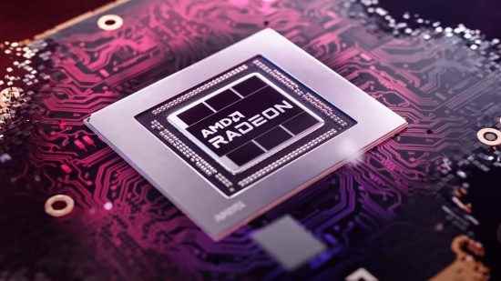 AMD Radeon RX 7800 çıkış tarihi spekülasyonu: AMD Radeon 7000 serisi silikonun yakından görünümü.
