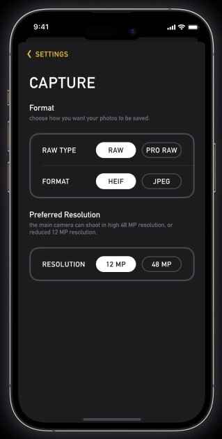 Photon uygulaması, iPhone kullanıcılarının çeşitli formatlarda fotoğraf çekmesine olanak tanır - Camera+ yaratıcılarının iPhone için yeni bir profesyonel fotoğrafçılık uygulaması var