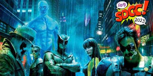 Warner Bros.'un ana afişi.  2009 Watchmen filmi.