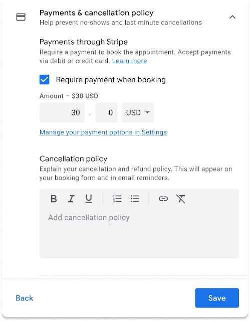 Google Takvim artık kullanıcıların Stripe entegrasyonu aracılığıyla ücretli toplantıları kabul etmesine izin veriyor