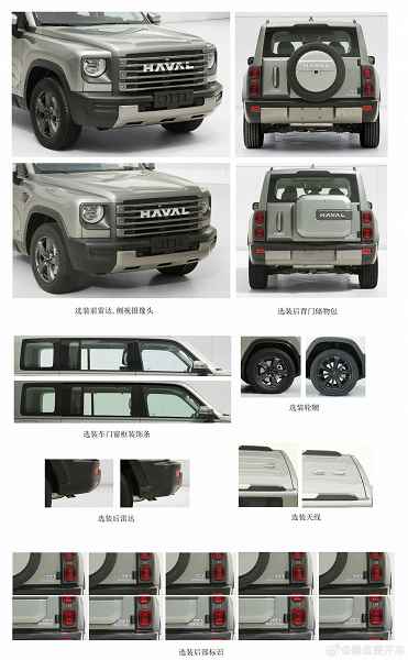 Haval Veyron, Haval Raptor, Haval Big Dog Pro Çin'de sertifikalıdır.  Bütün bunlar Tank 300 platformundaki aynı SUV