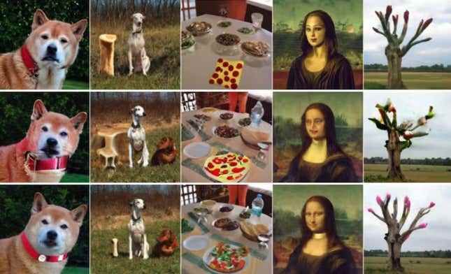 Shiba Inu köpekleri ve Mona Lisa'nın yapay zeka tarafından oluşturulmuş görüntüleri