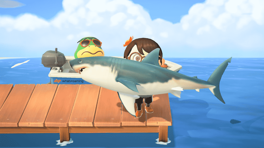Büyük Beyaz Köpekbalığı yakalamak, Animal Crossing'de kayda değer bir kilometre taşıdır