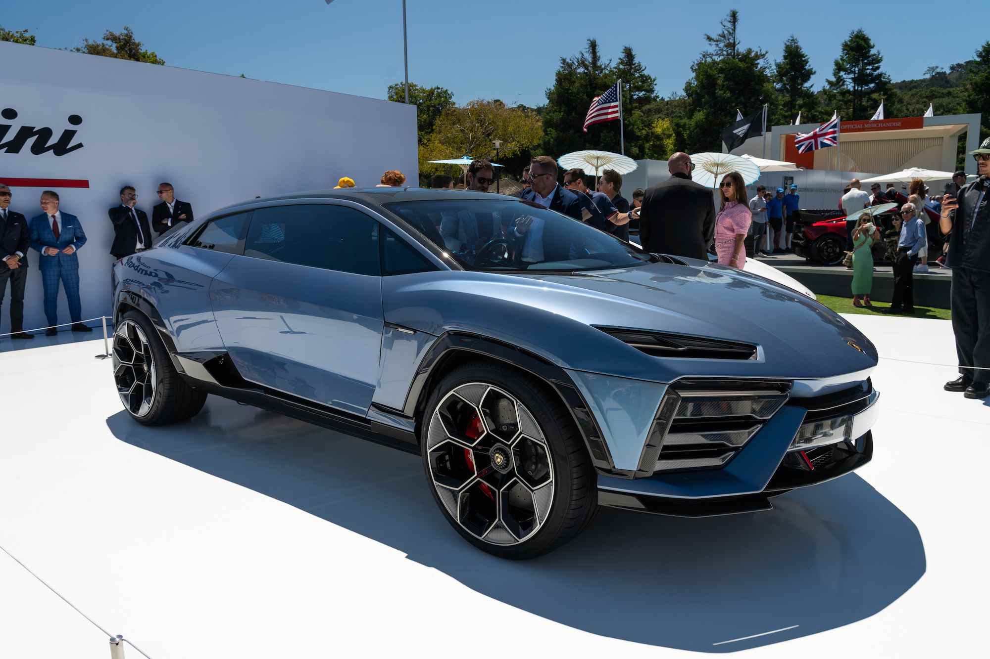 Lamborghini Lanzador elektrikli monterey otomobil haftası 2023