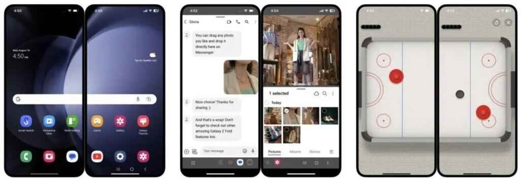 Galaxy Z Fold 5'in dahili 7,6 inç ekranını taklit etmek için iki iPhone'u yan yana kullanma - Bir uygulama ve iki iPhone kullanarak Galaxy Z Fold 5 deneyimini test edin
