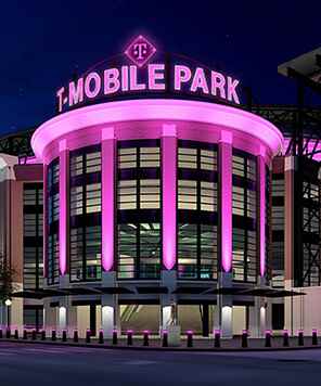 T-Mobile Park, Amerikan Ligi'nin Seattle Mariners takımına ev sahipliği yapıyor - AT&T, MLB promosyonu nedeniyle T-Mobile'ı geride bıraktı
