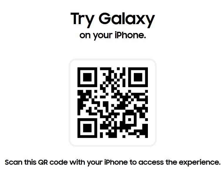 Try Galaxy uygulaması, iPhone kullanıcılarına One UI 5.1.1 çalıştıran Galaxy Z Fold 5'i kullanmanın nasıl bir his olduğunu deneyimleme olanağı verecek - Bir uygulama ve iki iPhone kullanarak Galaxy Z Fold 5 deneyimini test edin