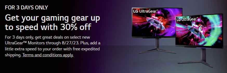 LG yeni UltraGear monitörlerini piyasaya sürüyor