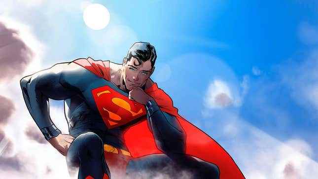 DC Comics sanatçısı Jorge Jiménez'in Superman çizimi.