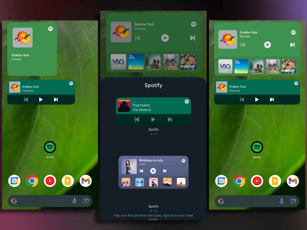 Spotify, widget'ları desteklemek için Android için yenilerini ekledi